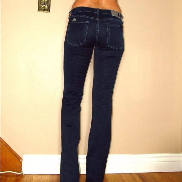 🆕 7 For All Mankind Skinny Bootcut Dark jeans - Picture 3 of 8